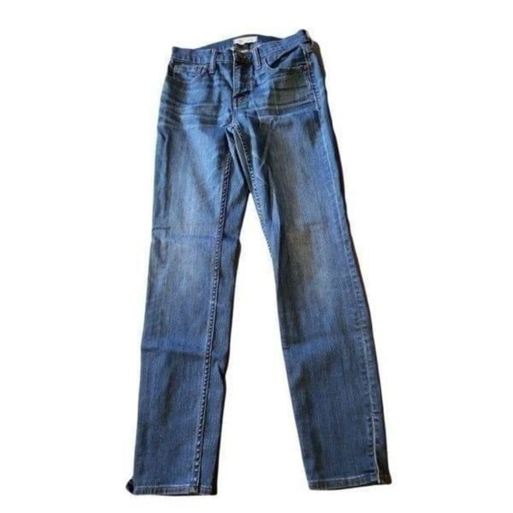 Madewell 9 Inch High Rise Skinny Jeans Women Sz 25 Blue Denim Casual‎ Everyday